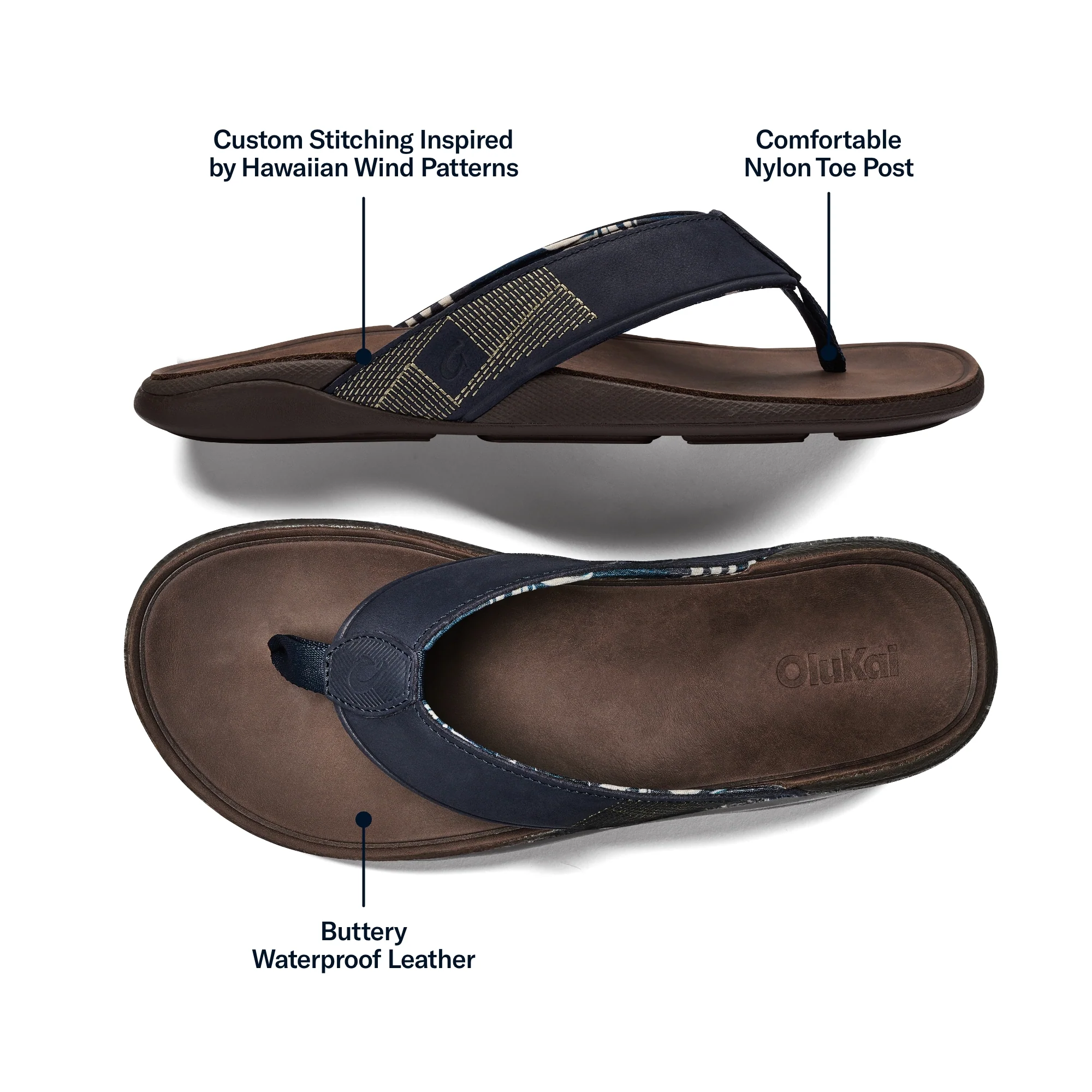 Tuahine - Trench Blue / Dark Wood - Image 3